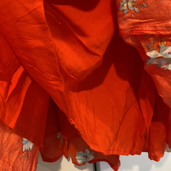 Free People Greatest Day Floral Smocked Mini Dress size medium - Picture 4 of 7